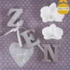 Quadro decorativo ZEN flores 28x28cm