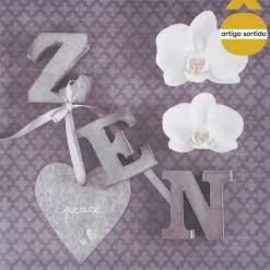 Quadro decorativo ZEN flores 28x28cm