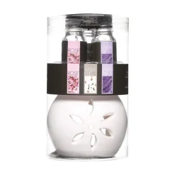 Queimador com 3 óleos aroma floral perfumado