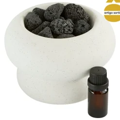 Queimador de incenso MALAKITE com óleo perfumado 9,8cm