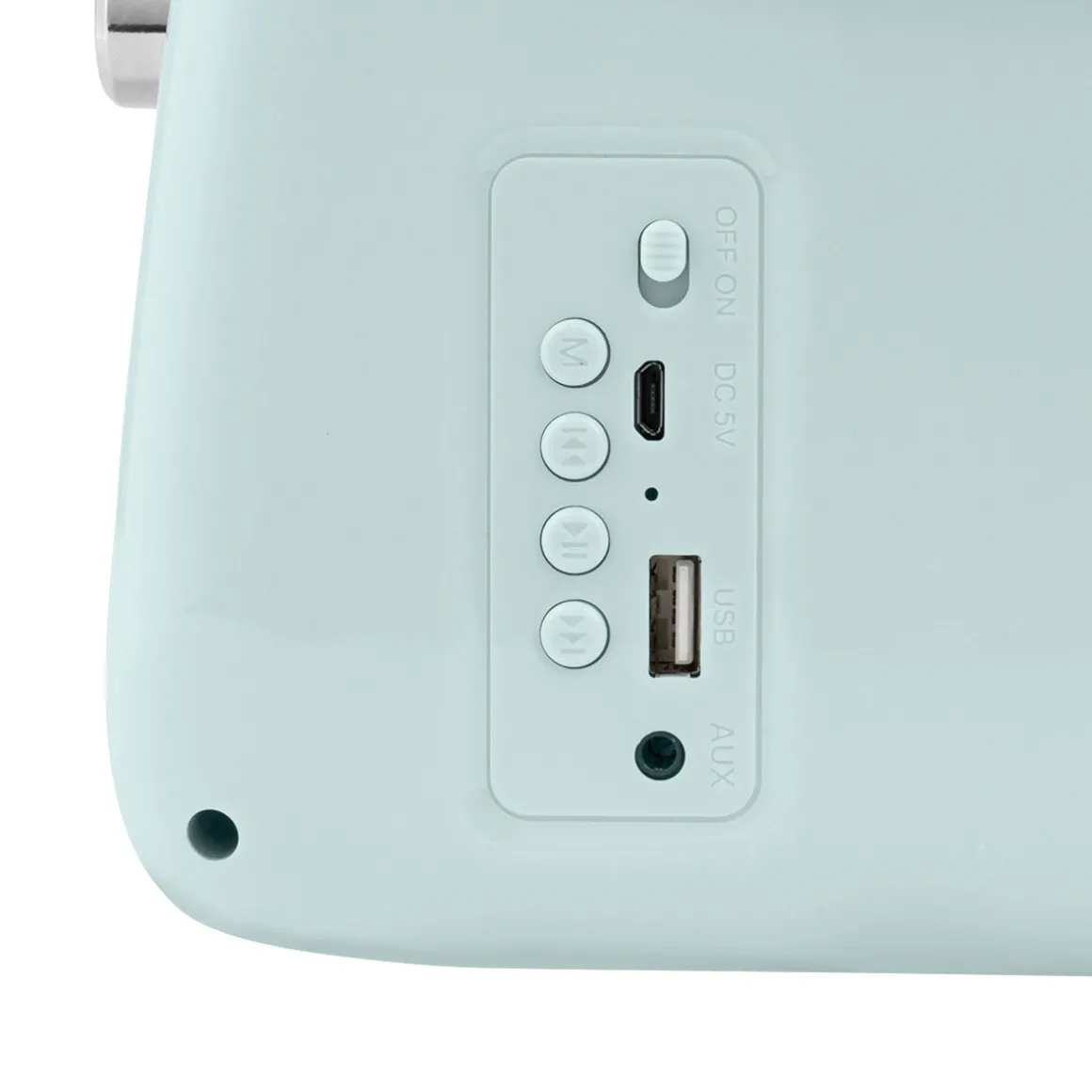 Rádio VINTAGE CUISINE menta com bluetooth