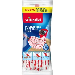 Recarga esfregona microfibra premium 2 em 1