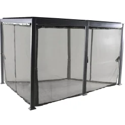 Rede mosquiteira para pérgola AVILA cinza 2,45m