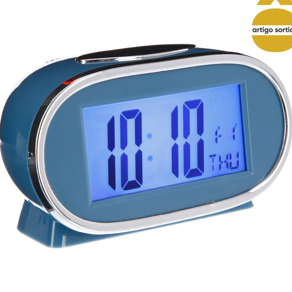 Relógio colorido lcd
