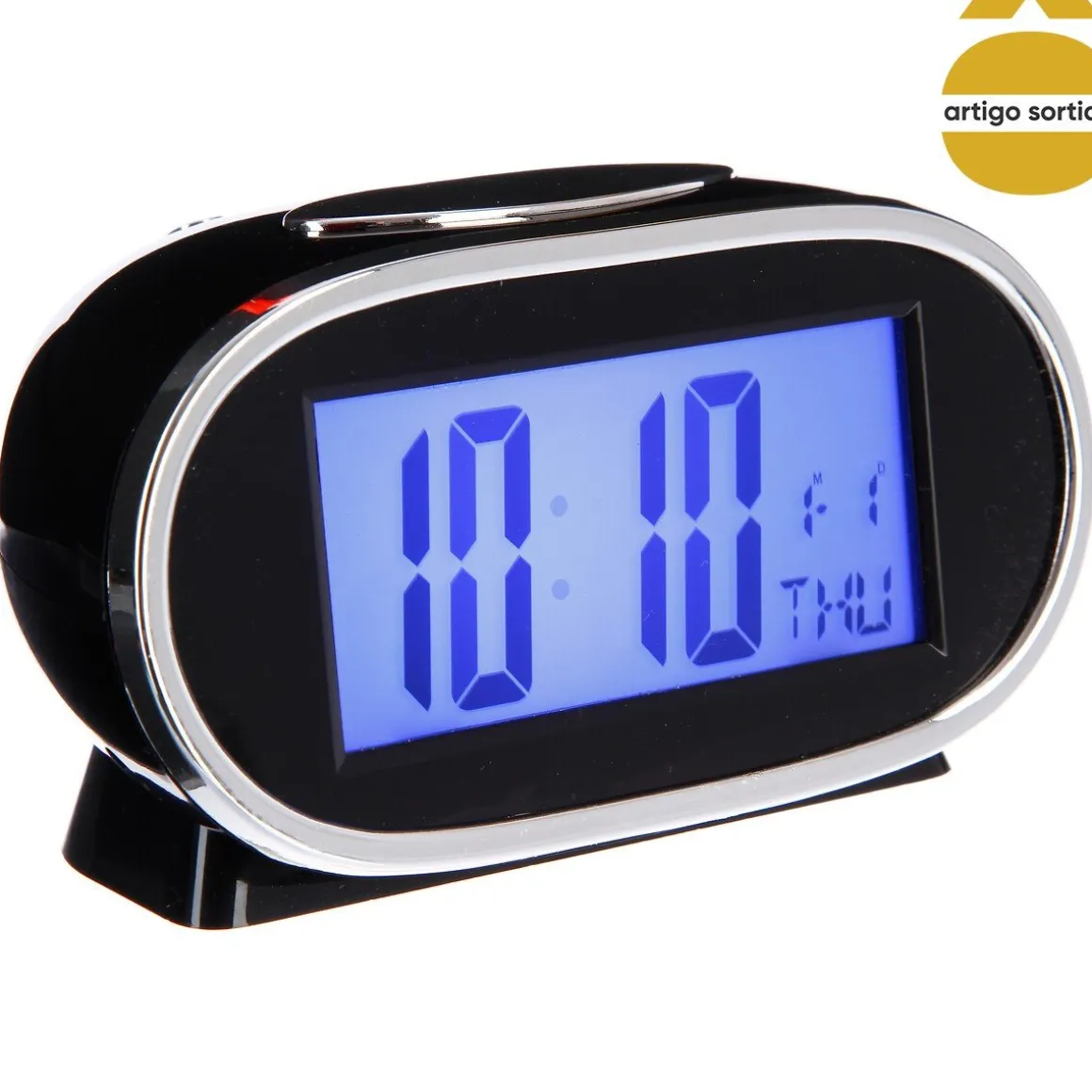 Relógio colorido lcd