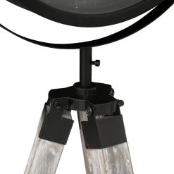 Relógio de chão ATIKA preto com tripé 150cm