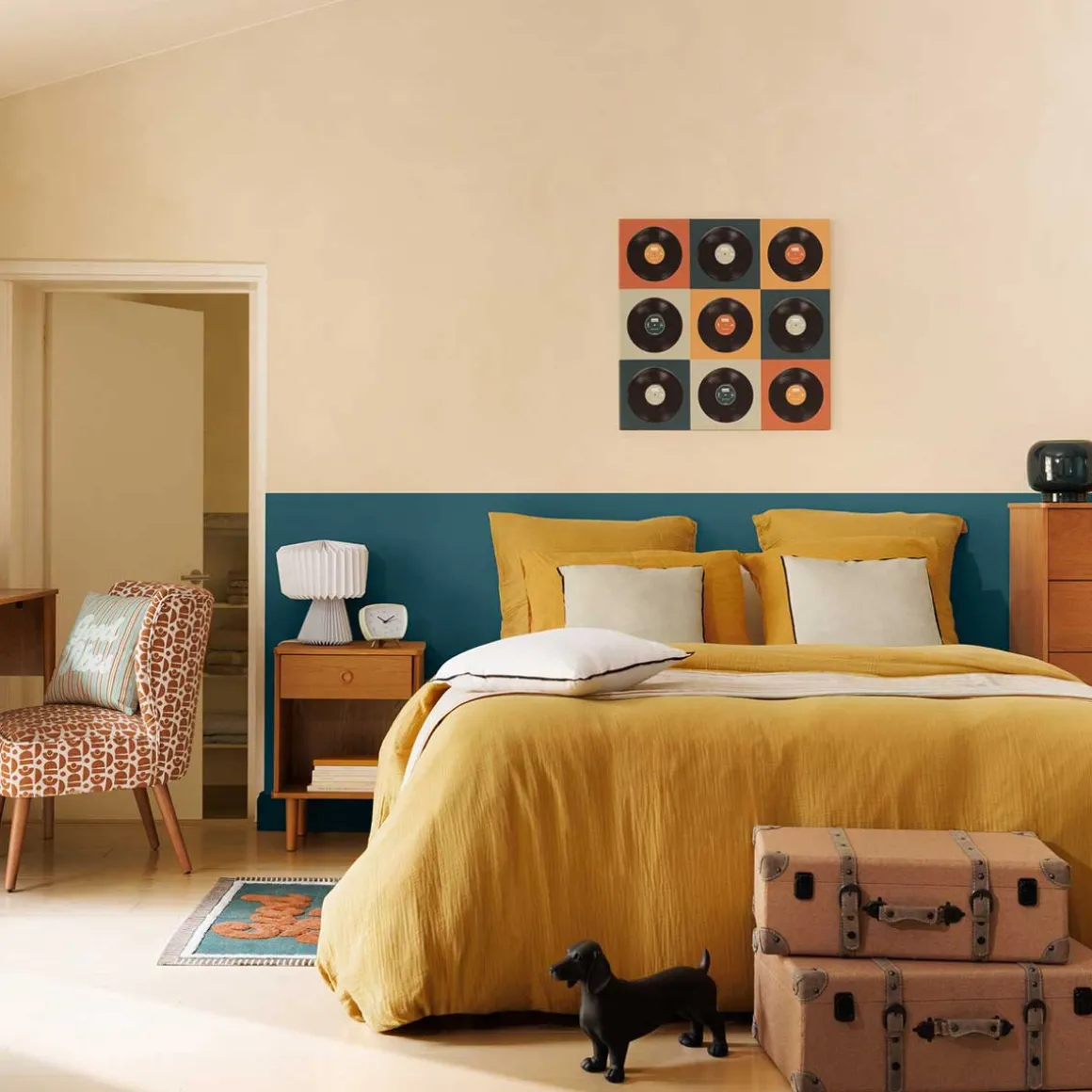 Relógio de mesa CATHY branco