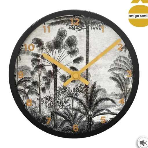 Relógio de parede 22cm tropiques