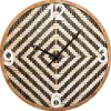 Relógio de parede em bambu 63cm