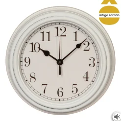 Relógio de parede em metal 22cm