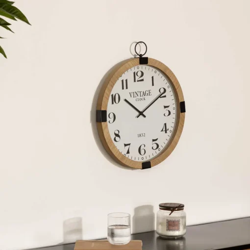 Relógio de parede GOUSSET castanho 38cm