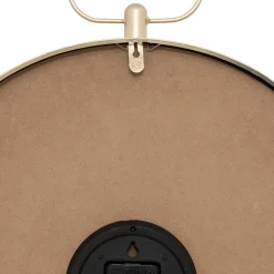 Relógio de parede IRINA dourado em metal 53cm