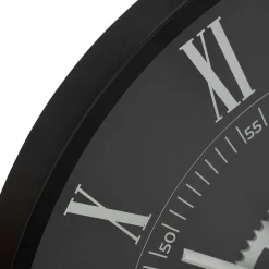 Relógio de parede KERIAN preto 57cm