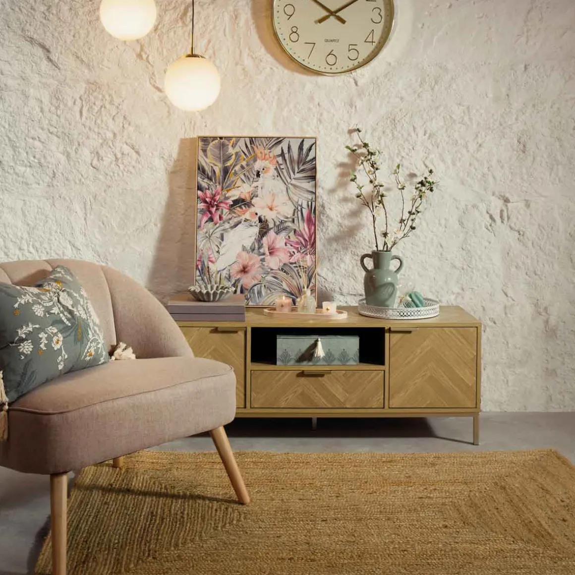 Relógio de parede LAURE 51cm