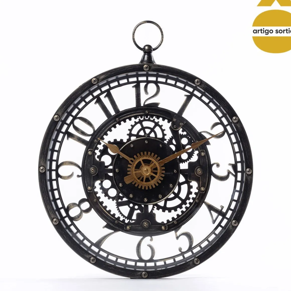 Relógio de parede meca 27cm
