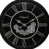 Relógio de parede meca loann preto