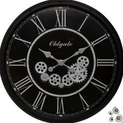 Relógio de parede meca loann preto
