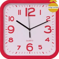 Relógio decorativo de parede 24,5cm