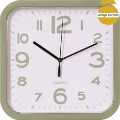 Relógio decorativo de parede 24,5cm