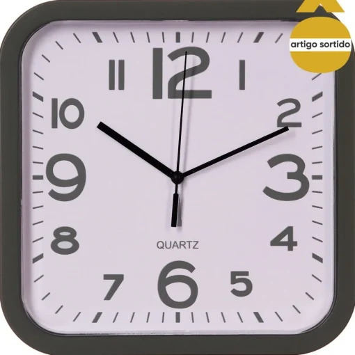 Relógio decorativo de parede 24,5cm