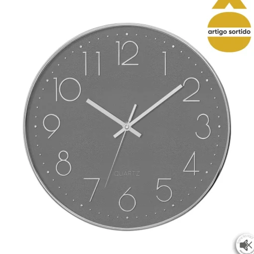 Relógio decorativo de parede 30cm