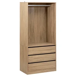 Roupeiro com 3 gavetas em mdf DOLO