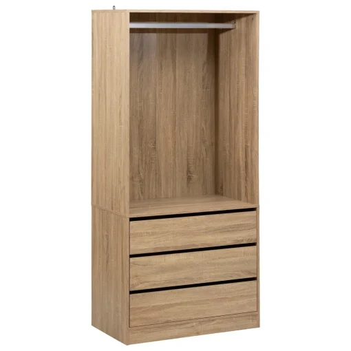 Roupeiro com 3 gavetas em mdf DOLO