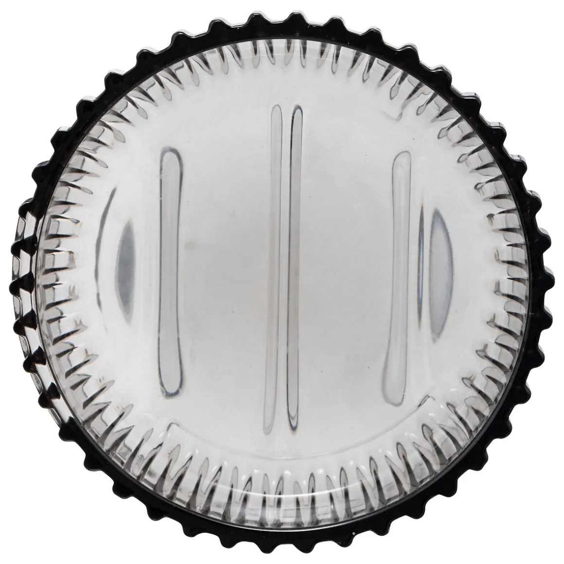 Saboneteira GLASS cinza em vidro