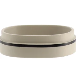 Saboneteira poliresina taupe e preto