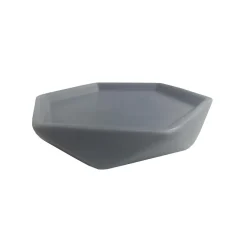 Saboneteira wc cinza