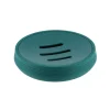 Saboneteira WC Estriado Verde Escuro
