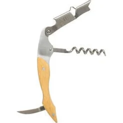 Saca rolhas LIMONADIER em metal e bambu