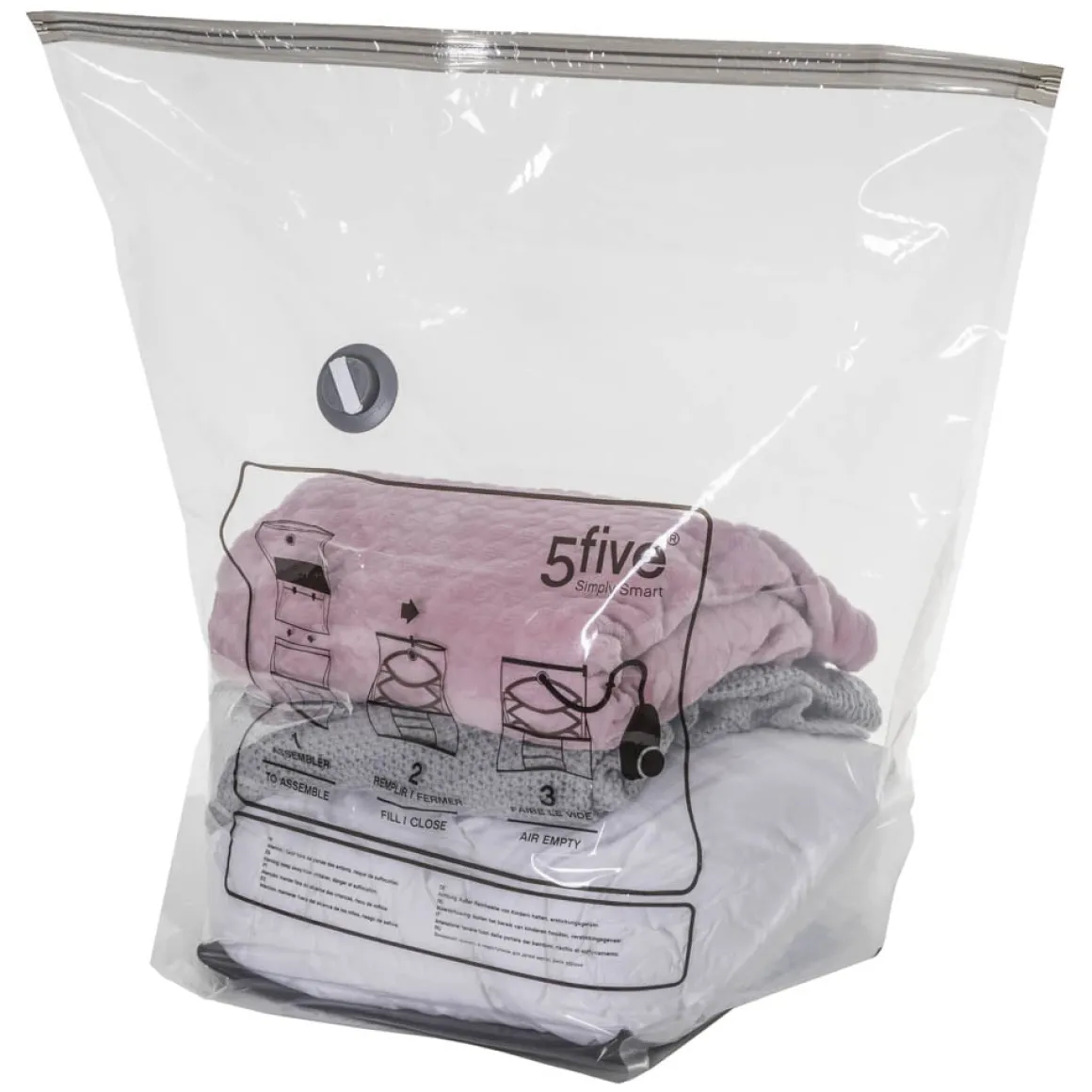 Saco de arrumação em vácuo tamanho s