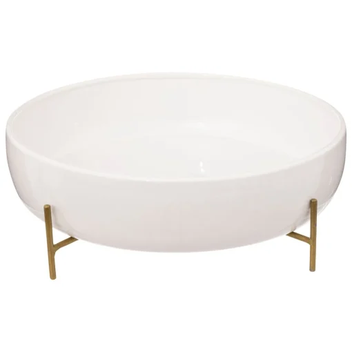 Saladeira COLL branca em cerâmica 30cm