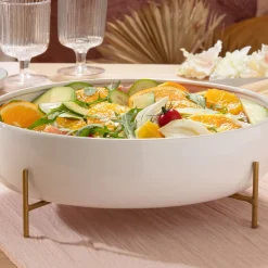 Saladeira COLL branca em cerâmica 30cm