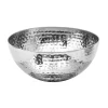 Saladeira em inox martelado 24cm