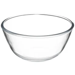 Saladeira em vidro 2,5l com tampa bambu