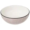 Saladeira LUNIS branca e vermelha 22cm