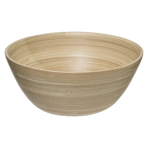 Saladeira natural em bambu 25cm