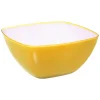 Saladeira quadrada amarela 25cm