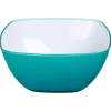 Saladeira quadrada azul 25cm
