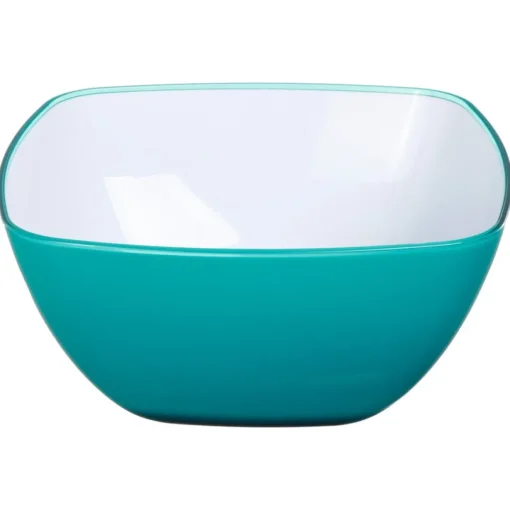 Saladeira quadrada azul 25cm
