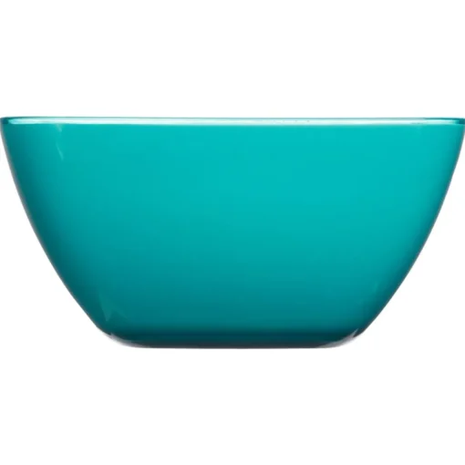 Saladeira quadrada azul 25cm