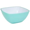 Saladeira quadrada azul claro 25cm
