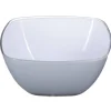 Saladeira quadrada cinza 25cm