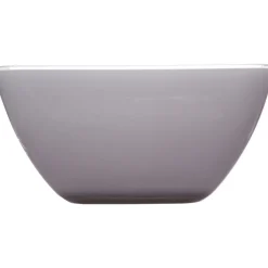 Saladeira quadrada cinza 25cm