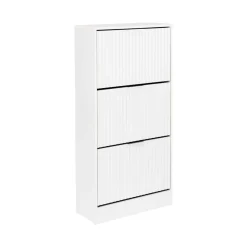 Sapateira Com 3 Gavetas Branca 120cm