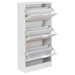 Sapateira Com 3 Gavetas Branca 120cm