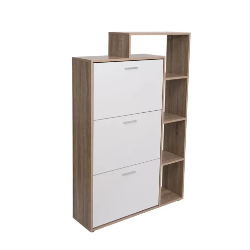 Sapateira com 3 gavetas e 4 prateleiras 132cm