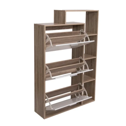 Sapateira com 3 gavetas e 4 prateleiras 132cm